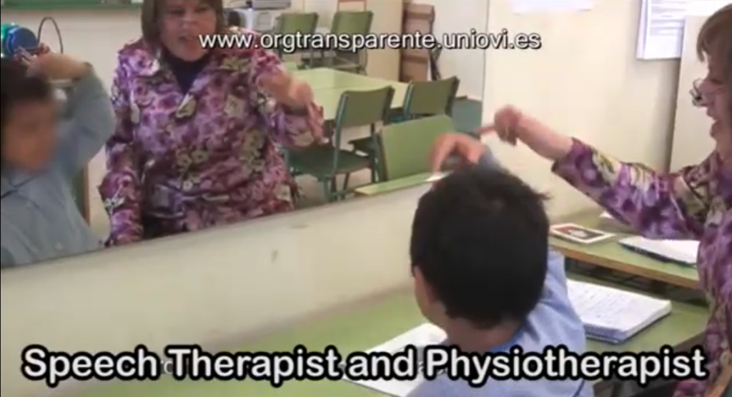 Speech therapist and physiotherapist